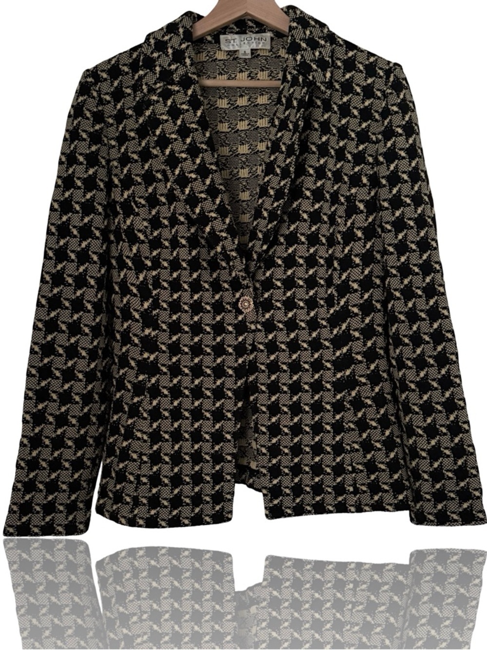 St. John One Button Jacket Sz 6